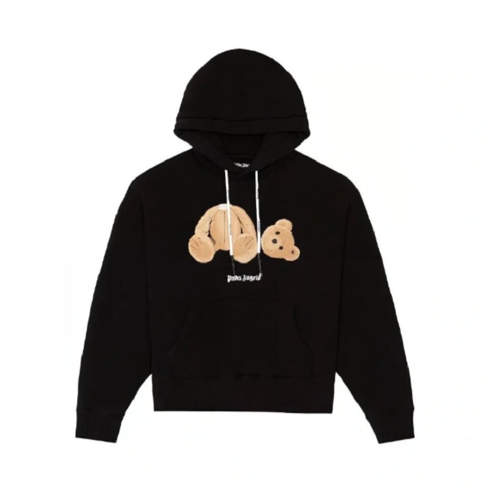 NWT Palm Angels Kill The Bear Cropped Cotton Hoodie